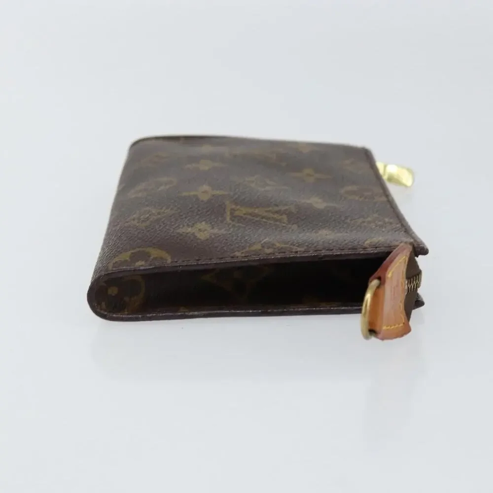 Louis Vuitton Monogram Bucket PM Accessory Pouch Brown